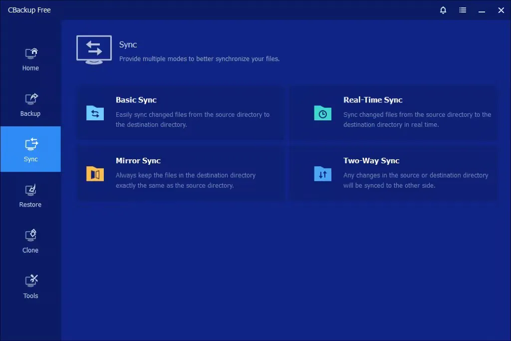 CBackup gallery image