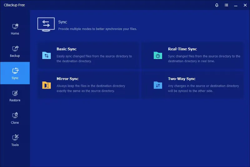 CBackup screenshot 3