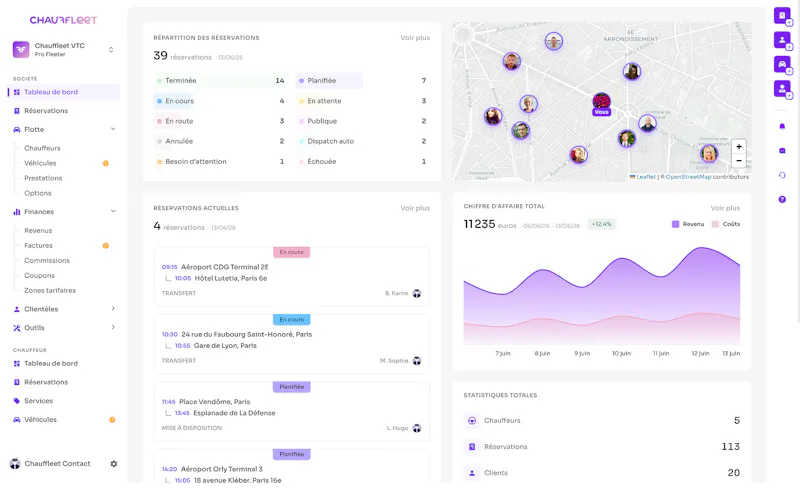 Chauffleet screenshot 2