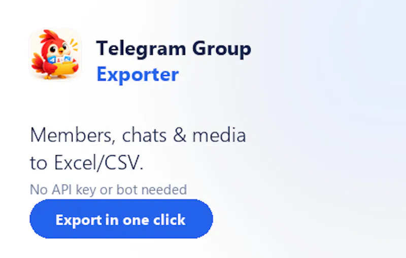Telegram Group Exporter screenshot 2
