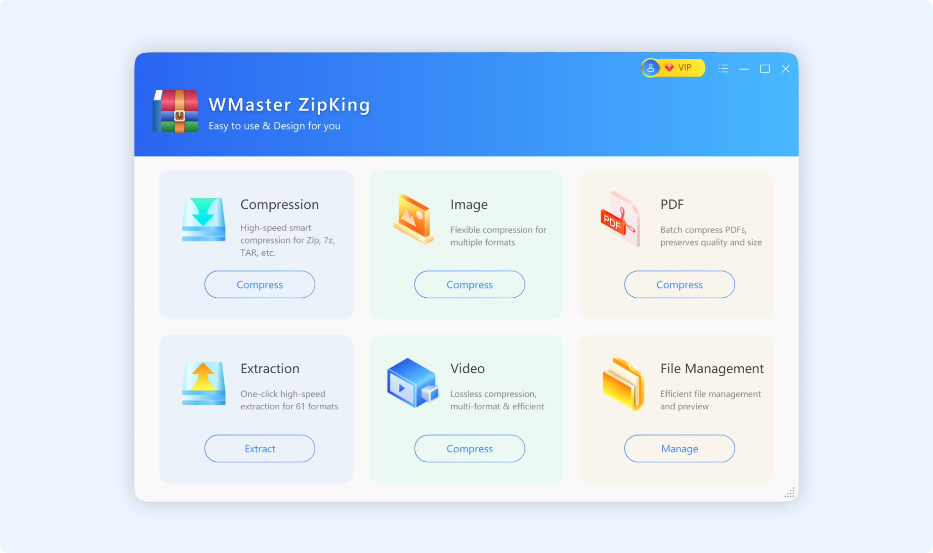 wmaster zipking - ファイルをzipおよび解凍する無料のzipソフトウェアメディア9