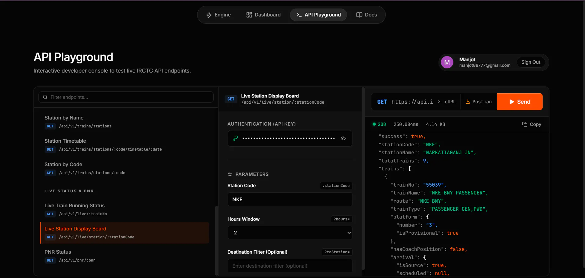 irctc-api gallery image