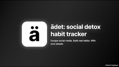 ädet: social detox habit tracker gallery image