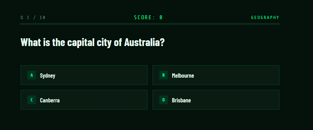 PlayTriviaFire - Screenshot 3 showing product features and functionality