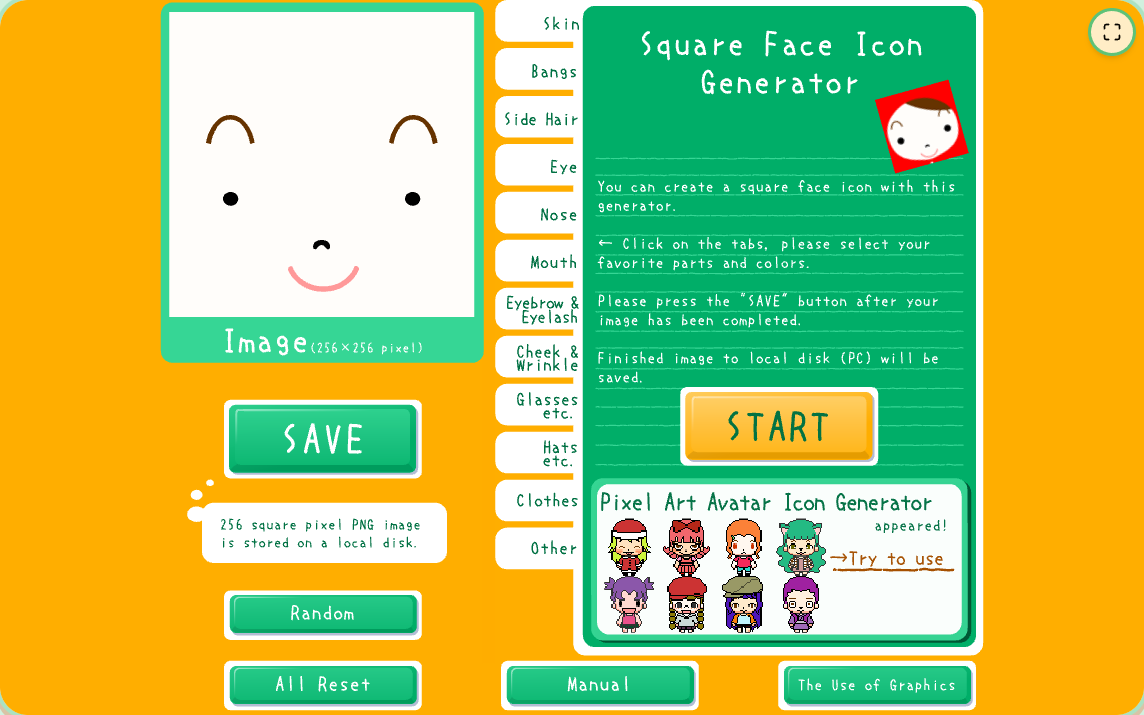 Square Face Creator gallery image