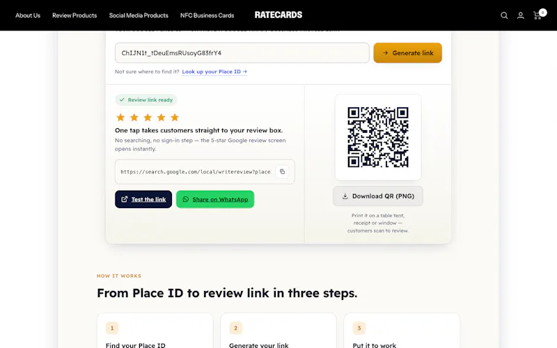 RATECARDS Free Review Tools screenshot 3