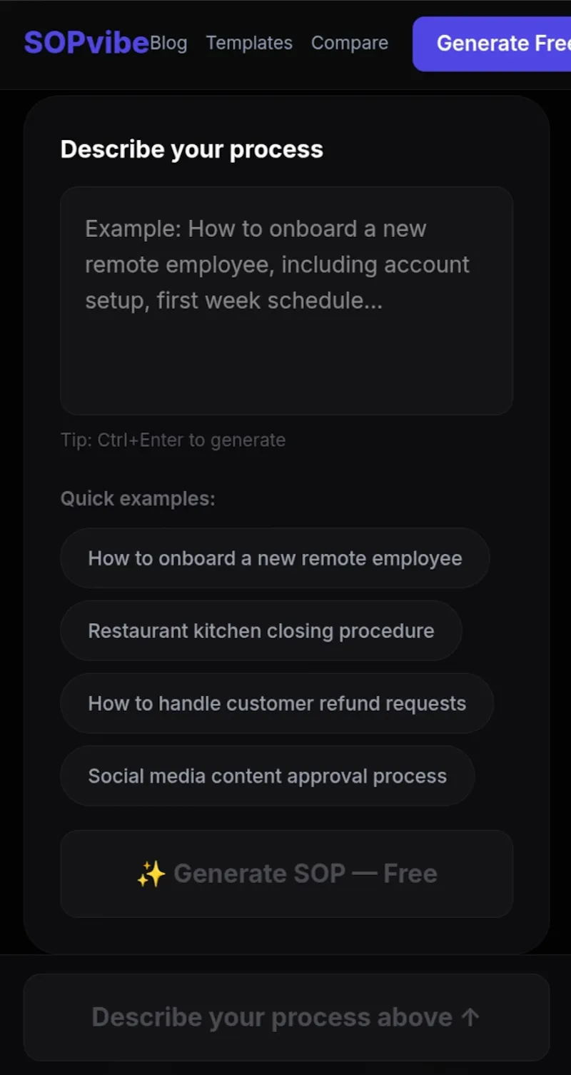 SOPvibe screenshot 1
