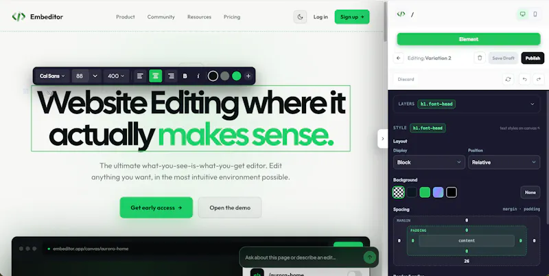 The Embeditor screenshot 3