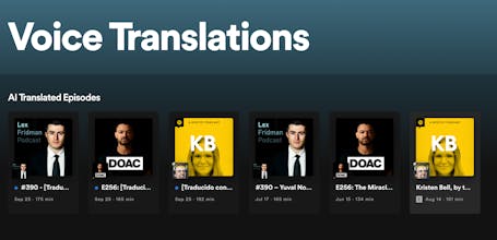 Innovadora herramienta traduce sin problemas podcasts a múltiples idiomas, otorgando un auténtico toque al estilo del hablante original.