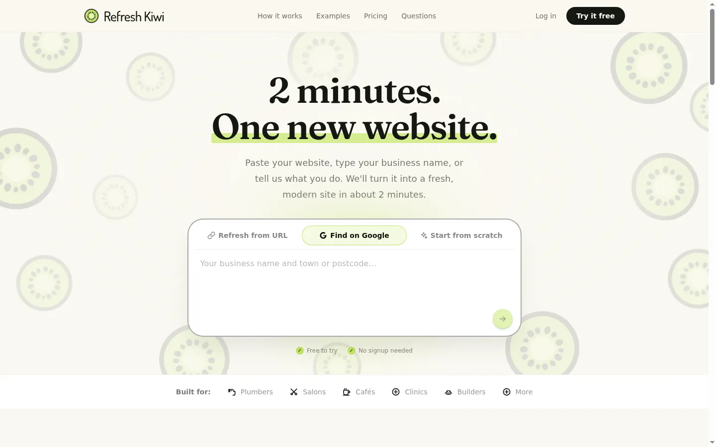Refresh Kiwi gallery image
