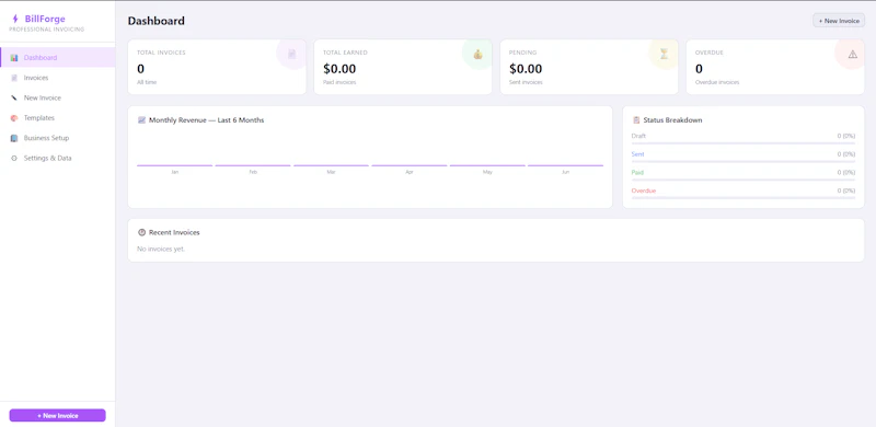 BillForge screenshot 1