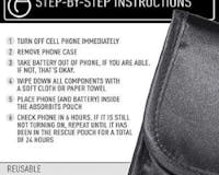 Wet Cell Phone Rescue Pouch Reusable media 3