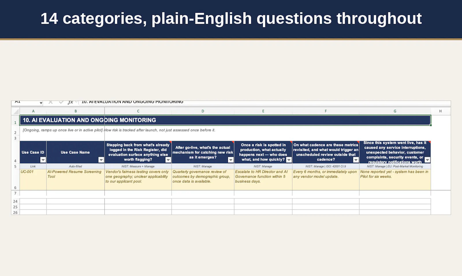 AI UseCase Intake& Risk Register Toolkit screenshot 2