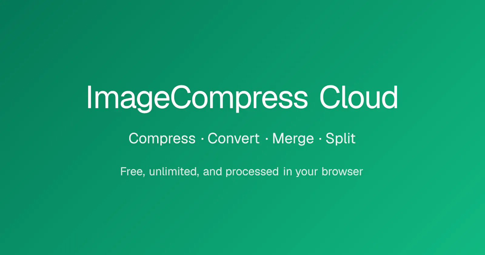 ImageCompress Cloud screenshot 1