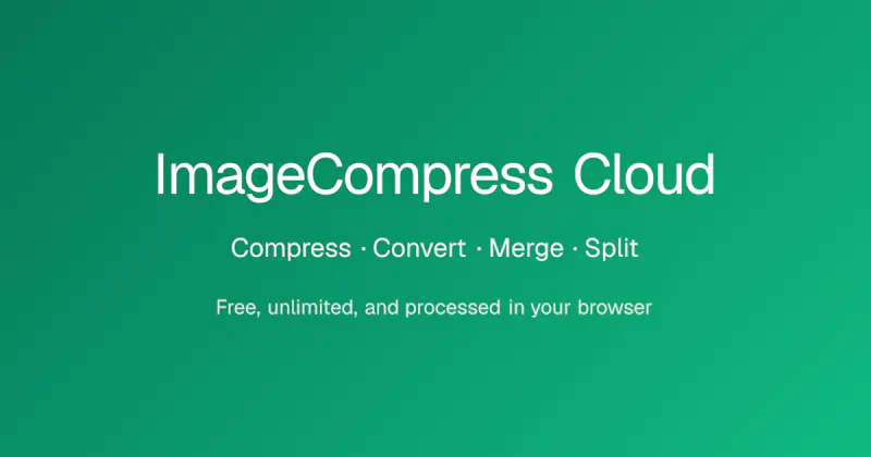 ImageCompress Cloud screenshot 1