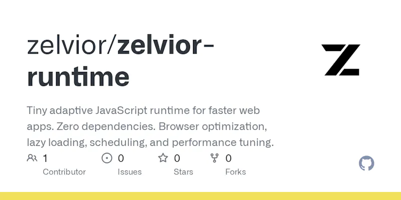 ZelviorRuntime screenshot 1