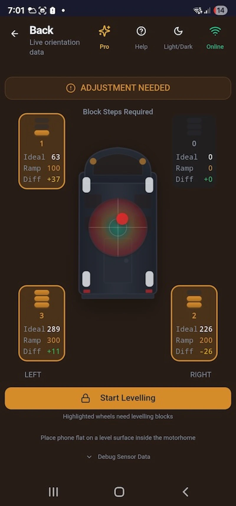 OzLevel Motorhome & Caravan screenshot 4
