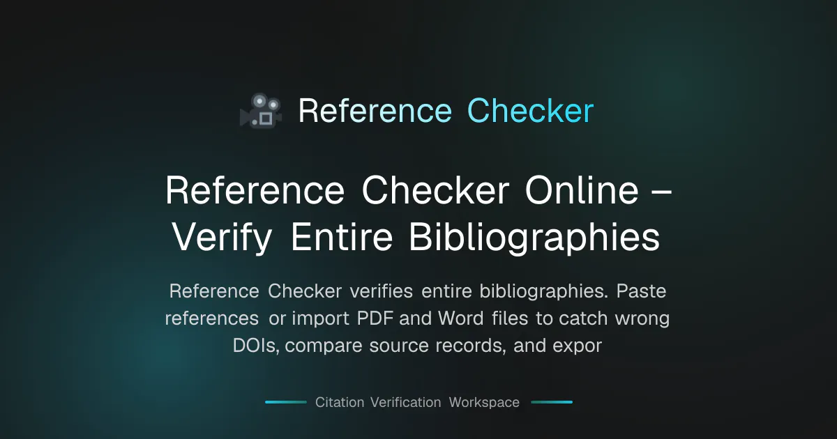 Reference Checker gallery image