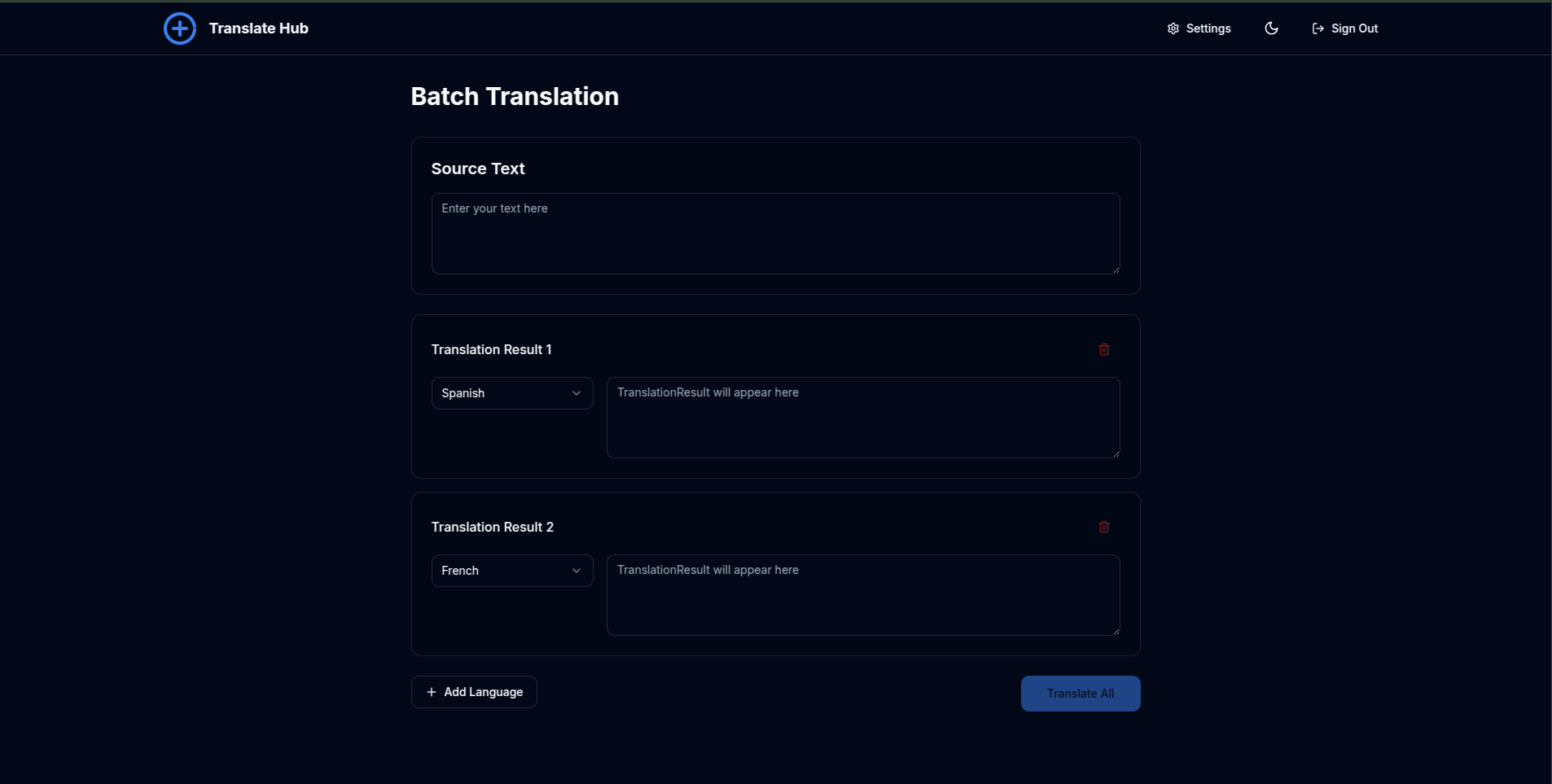 Translate Hub gallery image