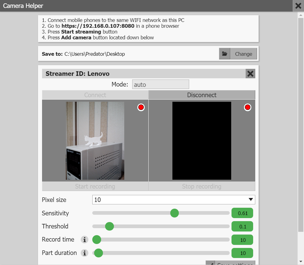 electron-webrtc-camera gallery image
