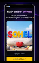 Namify – AI 3D Name Art Creator gallery image