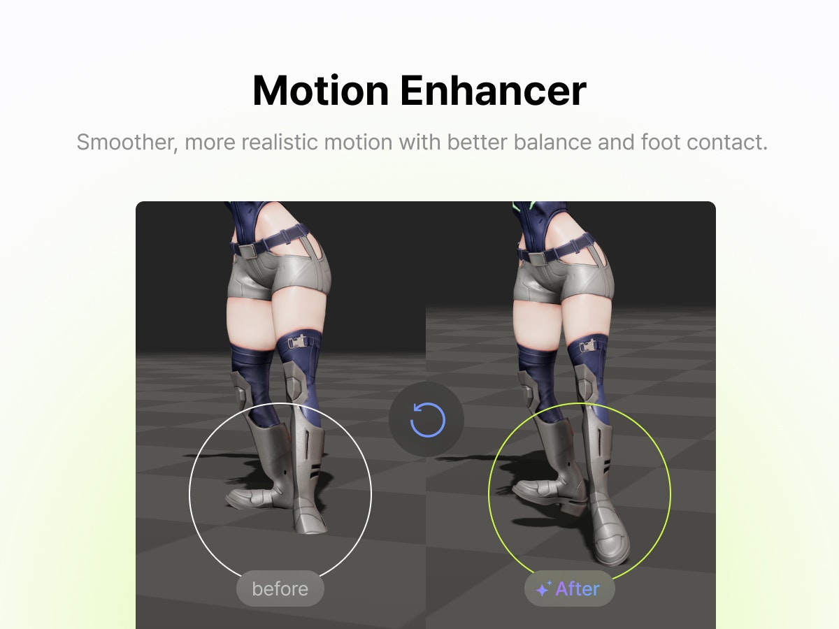 Mídia 4 de Motion Explore em Genaimo - Obtenha clipes de animação de corpo inteiro de alta qualidade e limpeza