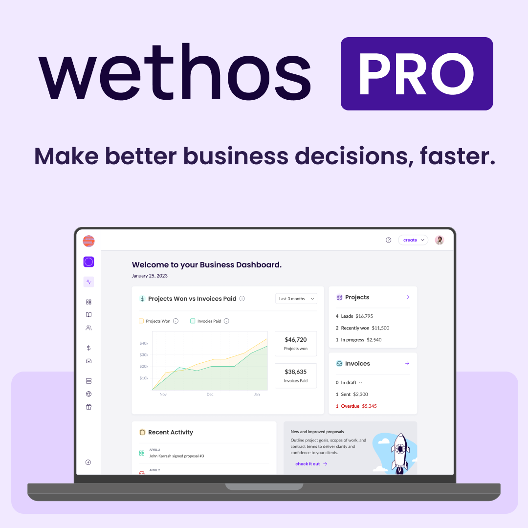 Wethos Pro 소개 - Wethos Pro와의 프리 랜싱에서 추측을 취하십시오. 미디어 4
