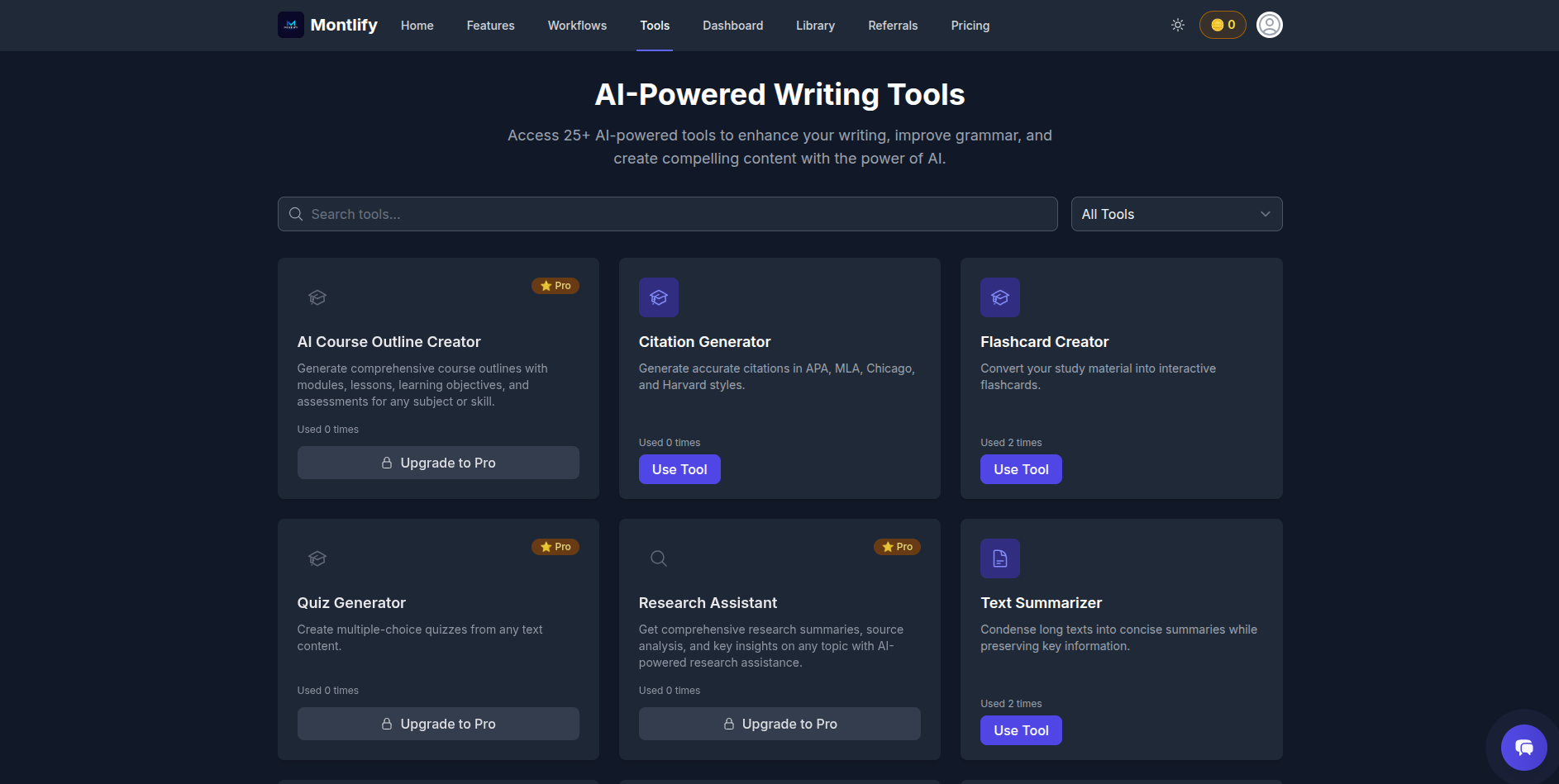 Montlify - Screenshot 2 showing product features and functionality