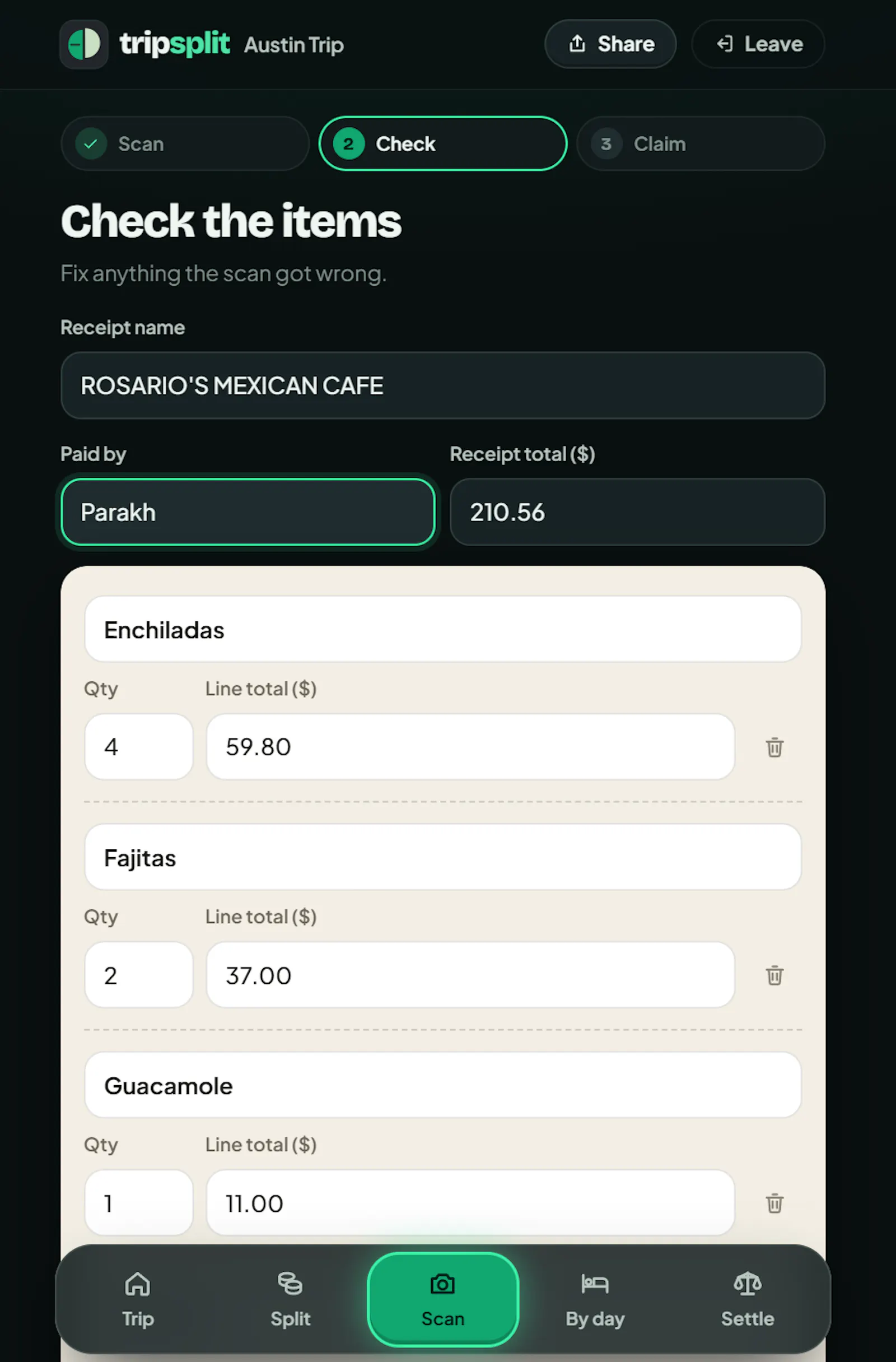 TripSplit screenshot 4