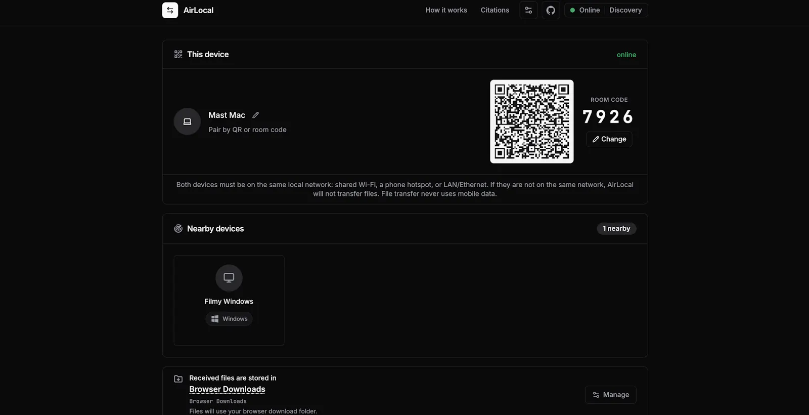 AirLocal screenshot 2