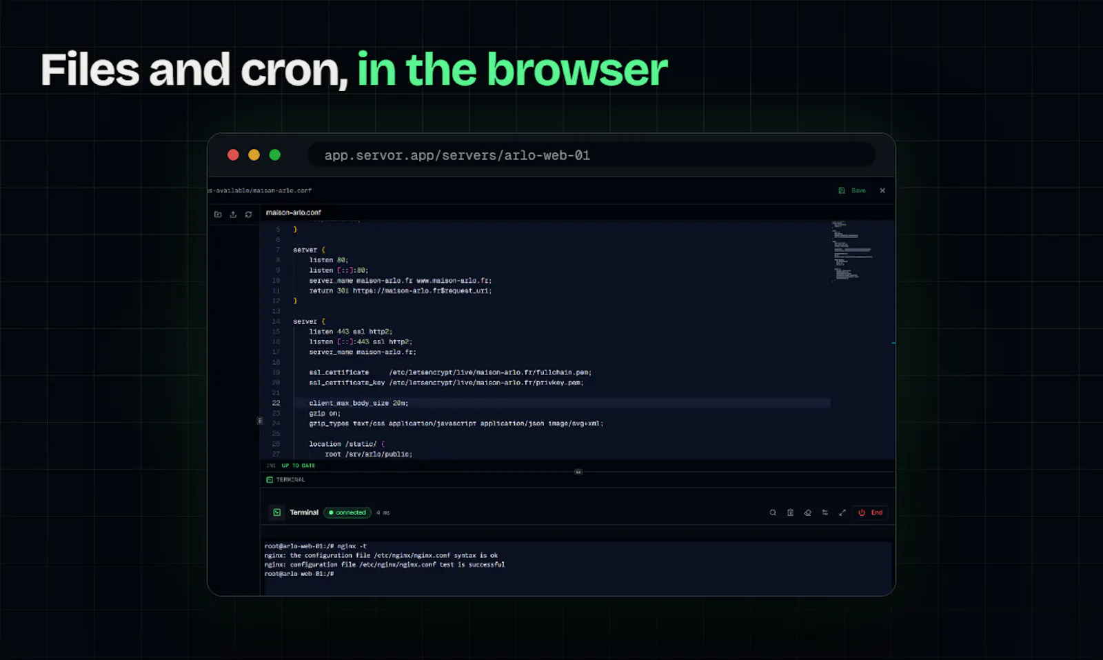 Servor screenshot 3