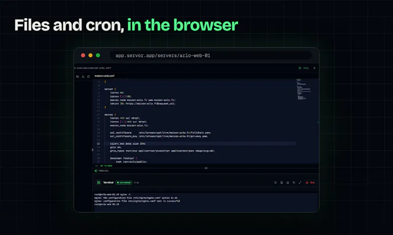 Servor screenshot 3