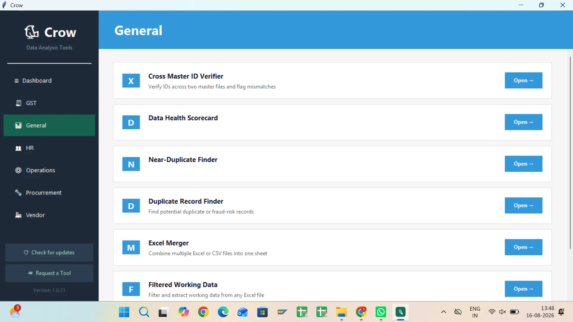 Crow - Data Analytics tool gallery image