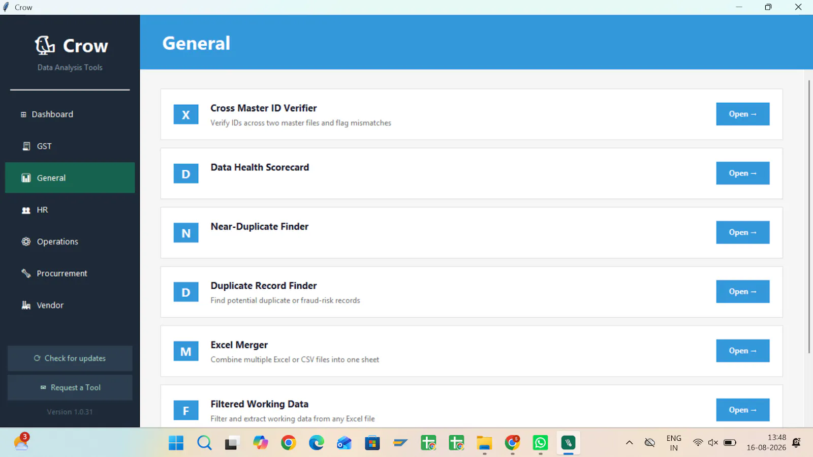 Crow - Data Analytics tool screenshot 4
