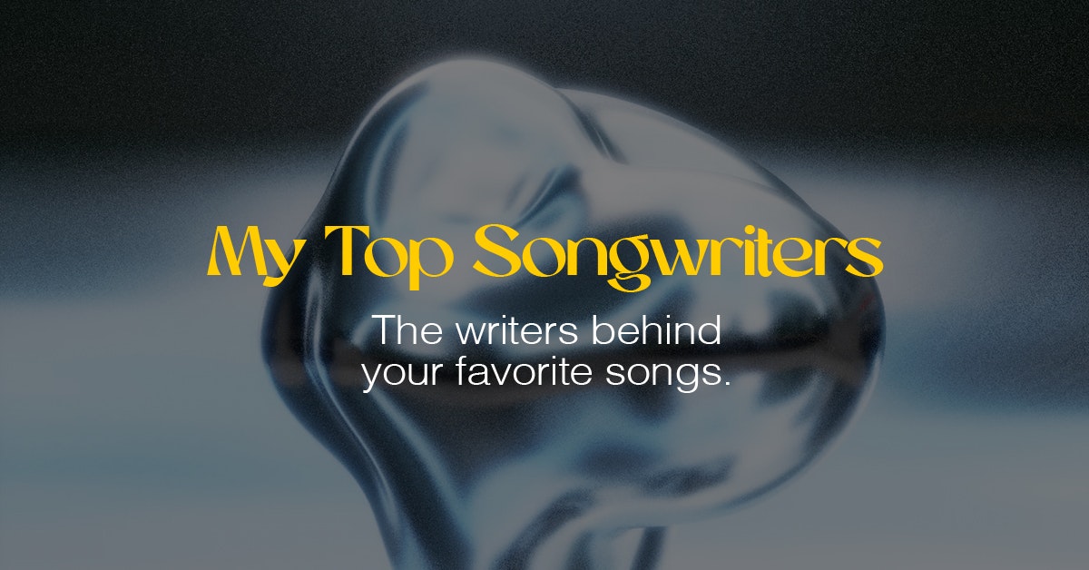 En iyi şarkı yazarlarım - Spotify gibi sarılmış gibi, ama şarkı yazarları için. medya 1