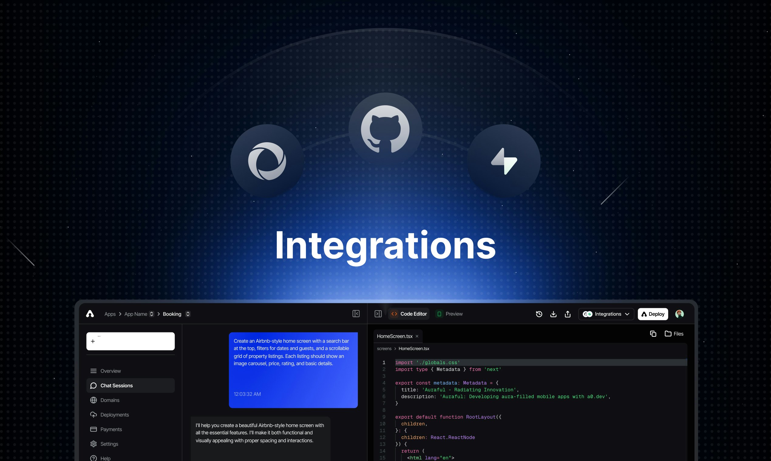 Mídia 7 de A0.Dev Fase 1 - Crie aplicativos móveis em minutos usando ai