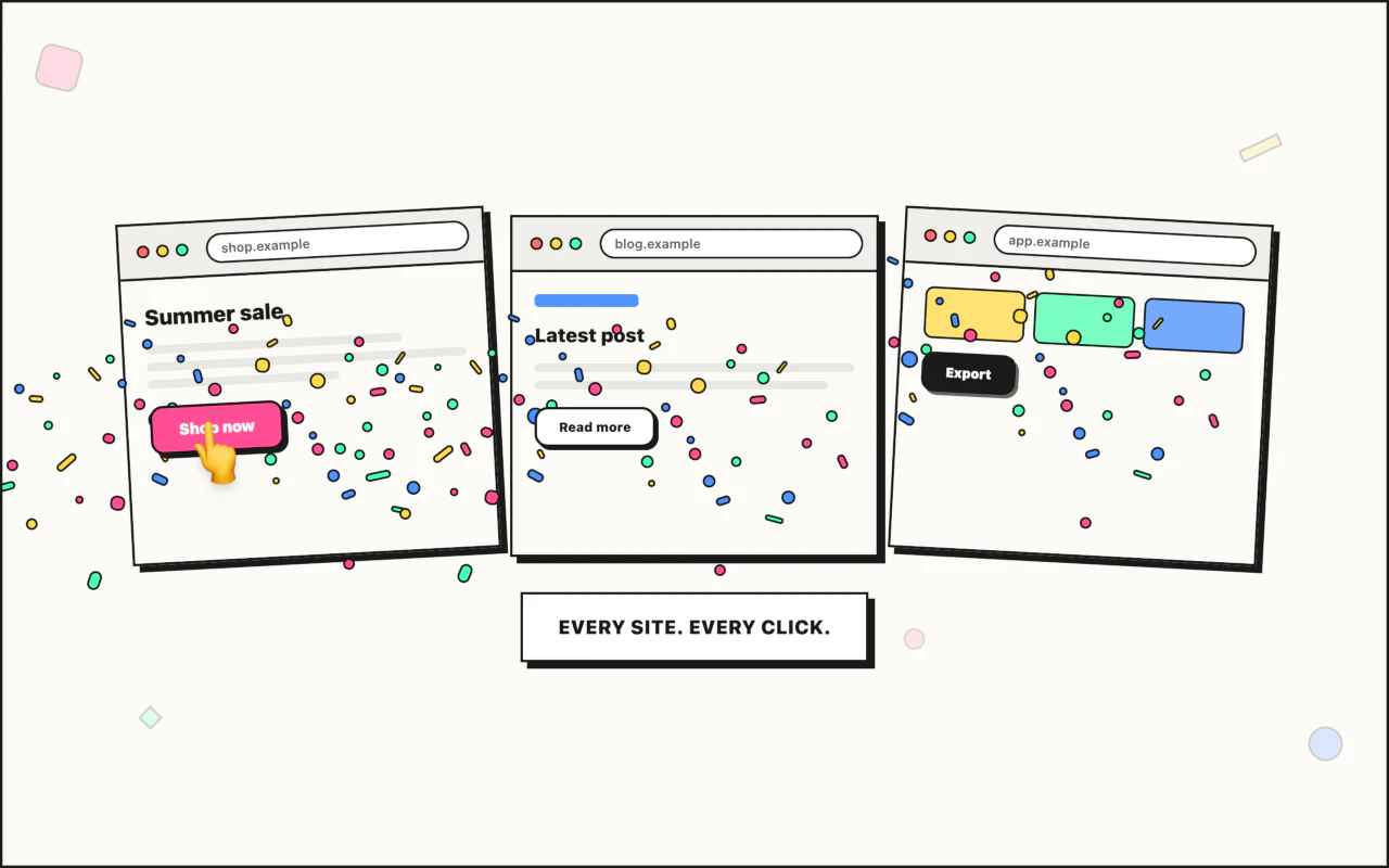 Confetti Burst Chrome Extension screenshot 2