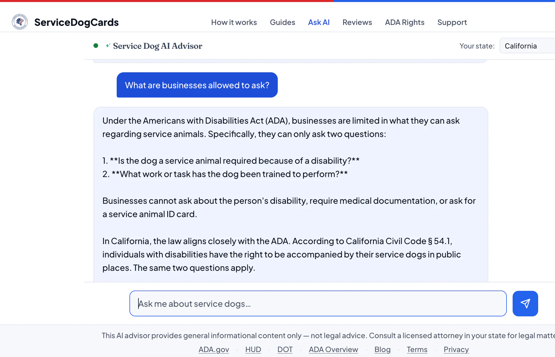 Service Dog AI Advisor gallery image