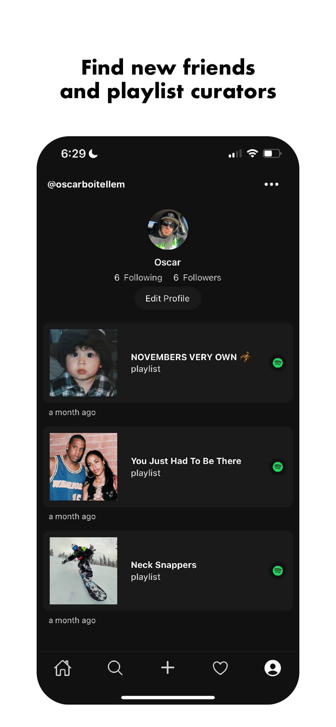 Ciclos: compartir y descubrir listas de reproducción - Listas de reproducción sociales media 2