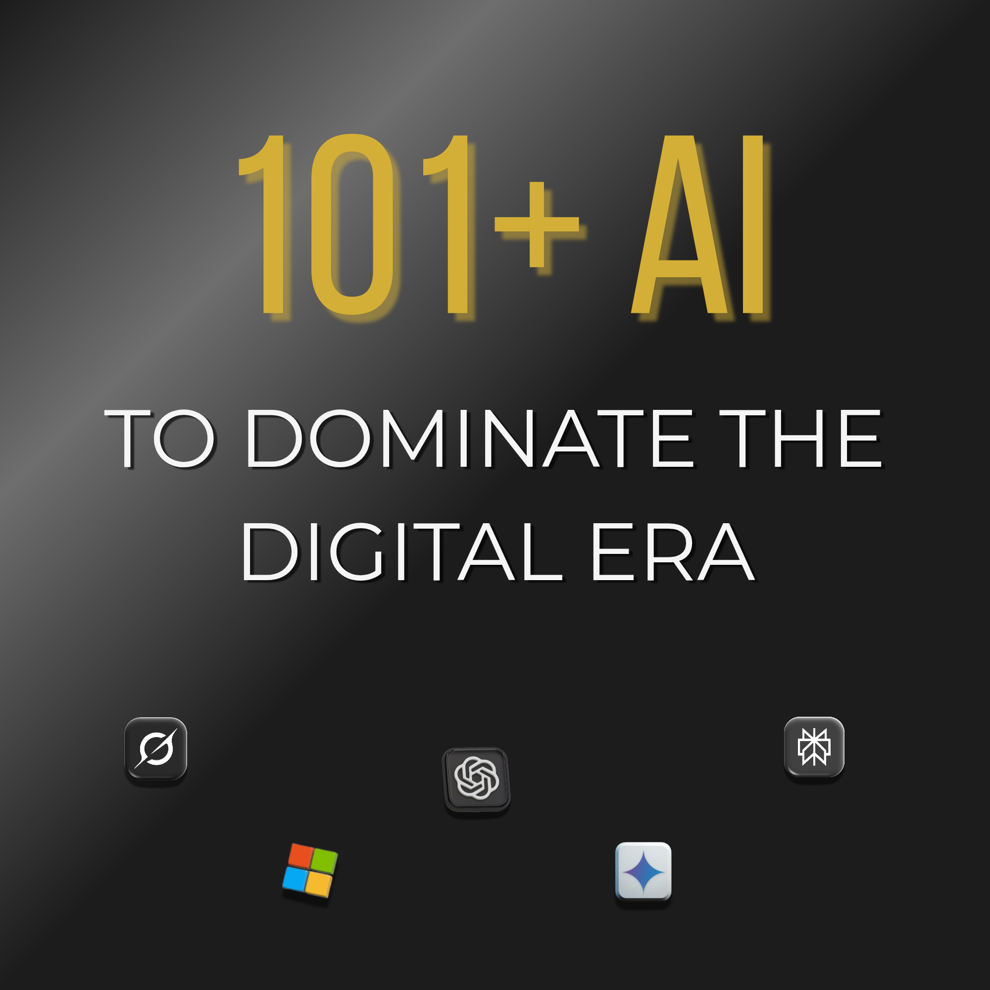 101+AI Tools Digital Pack - Product Hunt launch logo and brand identity