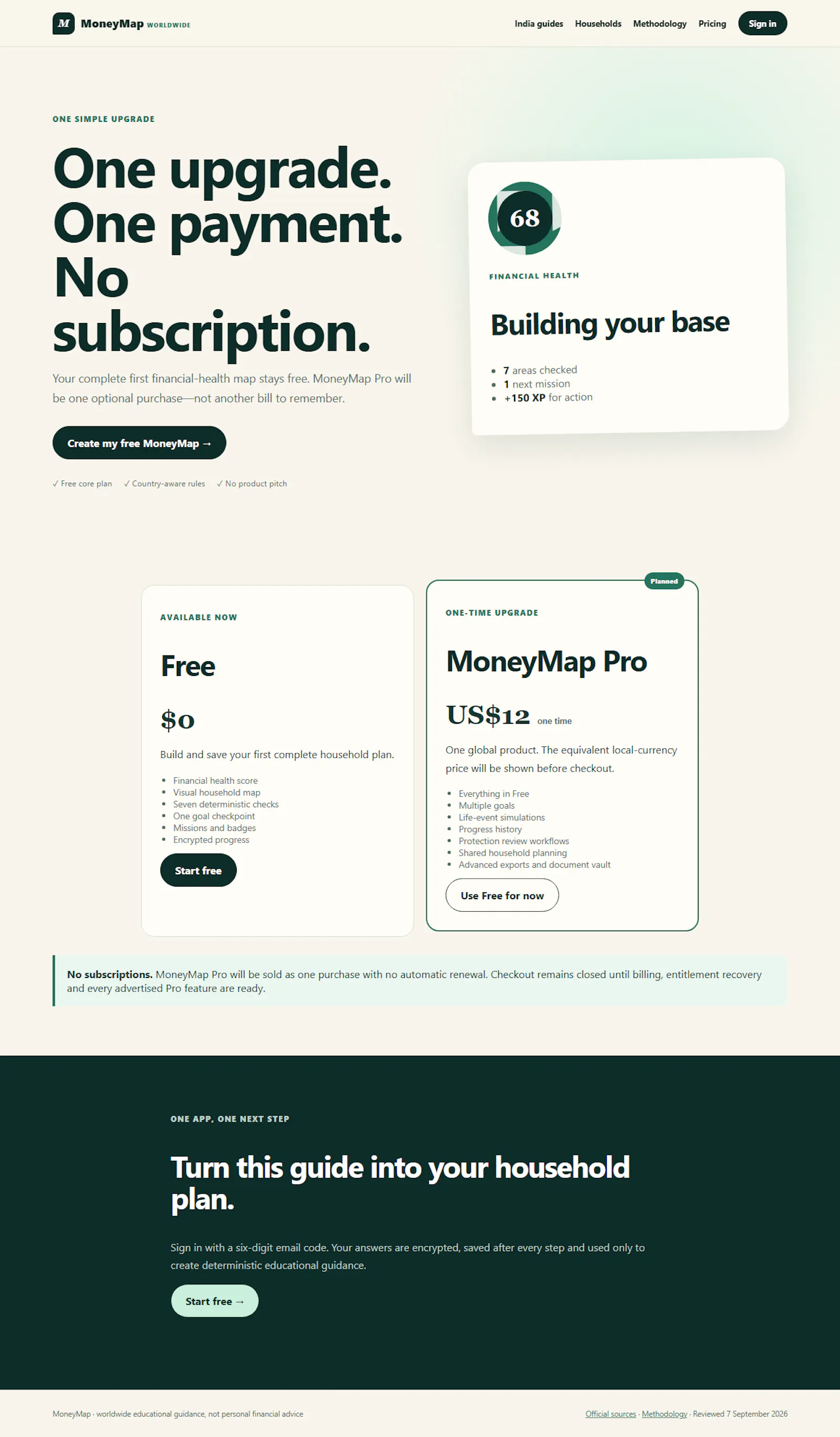 MoneyMap screenshot 2