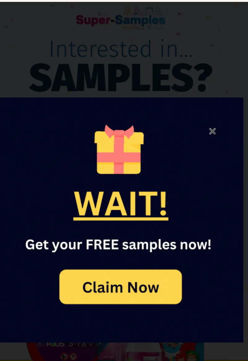 Gift Sample Card screenshot 1