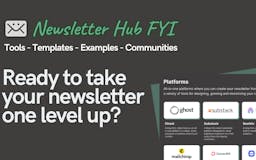 Newsletter Hub FYI media 1