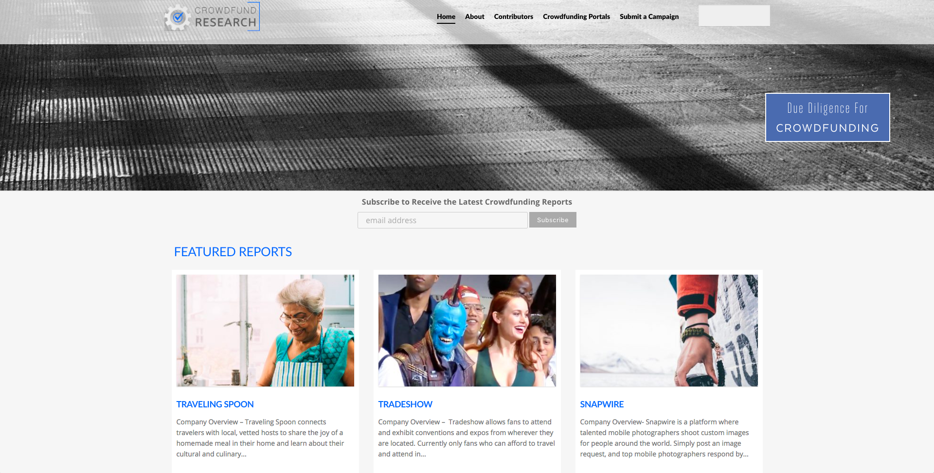 Crowdfund Research gallery image