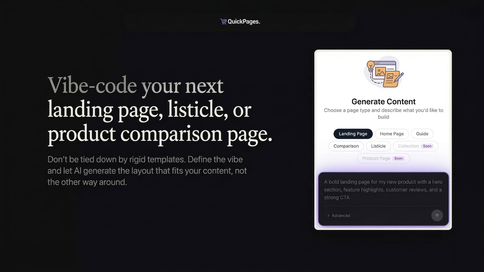 QuickPages AI gallery image