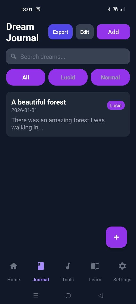 Lucid Dreaming Journal And Tools App gallery image