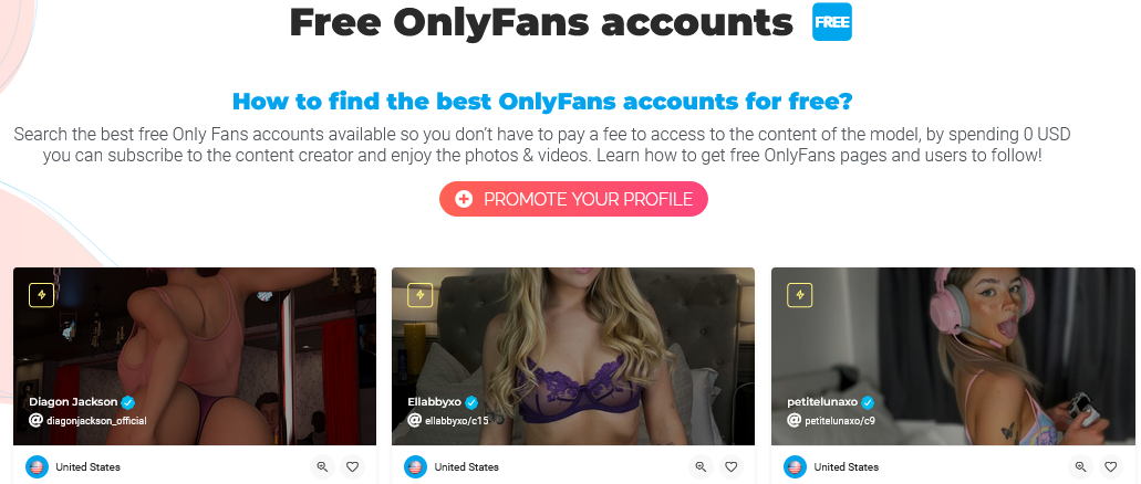 Los principales creadores: marketing para solo los fans - ¡Promocione su perfil OnlyFans en nuestro motor de búsqueda! media 2