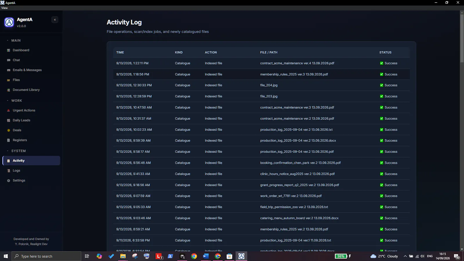 AgentA Personal screenshot 14