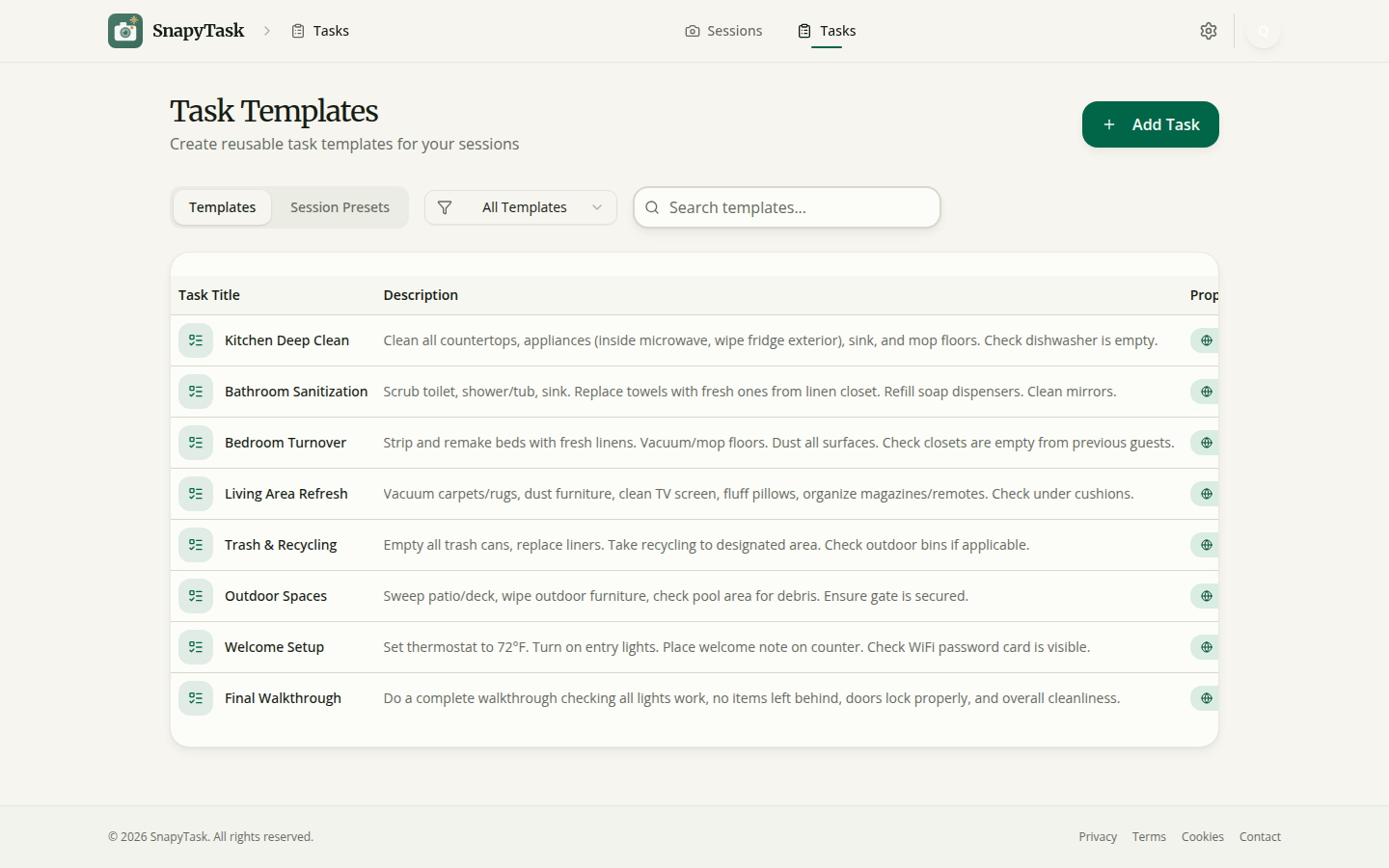 SnapyTask - Screenshot 4 showing product features and functionality