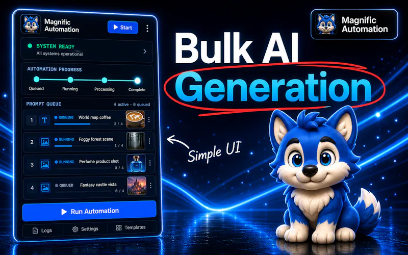 Magnific Automation: Bulk Generator screenshot 2